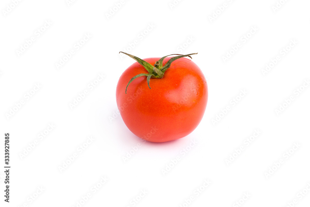 Fresh tomatoes isolated on white background. One whole tomato on the white background. Tomatoes. One fresh delicious whole tomato isolated on a white background. Fresh tomatoes isolated on white background. One whole tomato on the white background. Tomatoes. One fresh delicious whole tomato isolated on a white background.