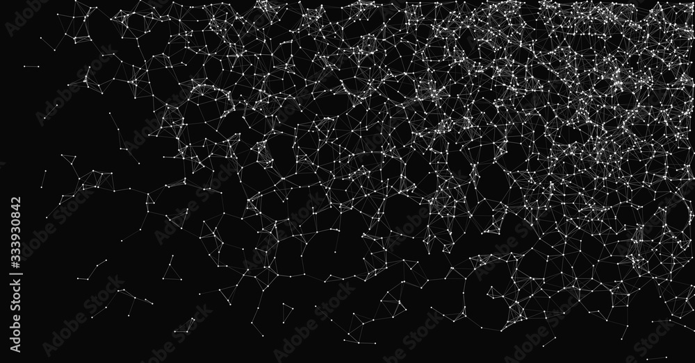 Network Mesh Random Procedural Art background illustration Network Mesh Random Procedural Art background illustration