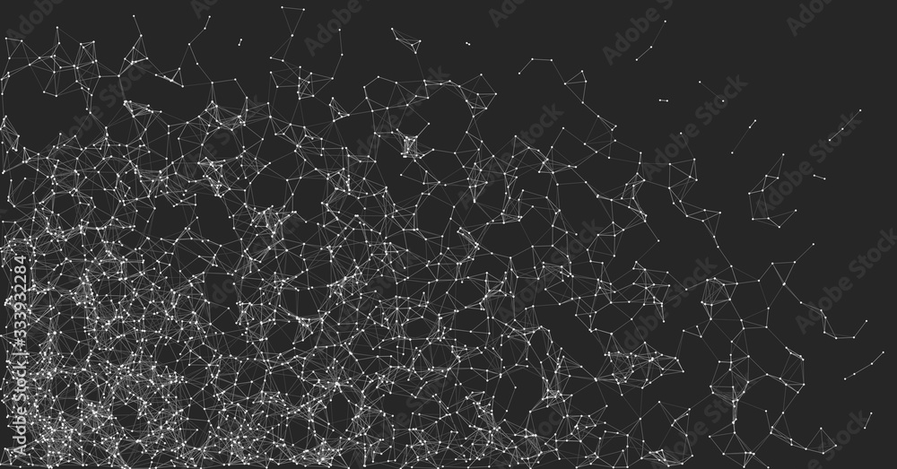 Network Mesh Random Procedural Art background illustration Network Mesh Random Procedural Art background illustration