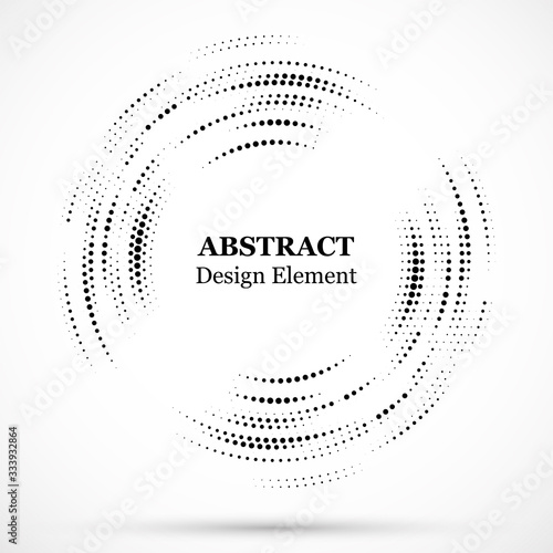 Abstract dotted halftone mo...