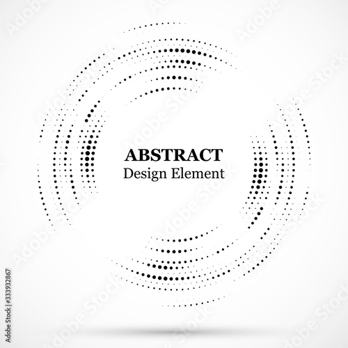 Abstract dotted halftone mo...