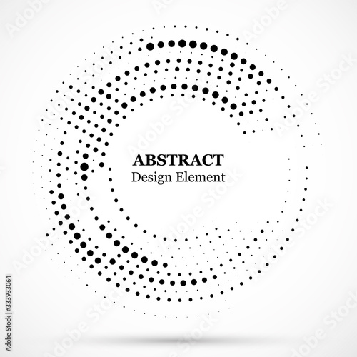 Abstract dotted halftone mo...