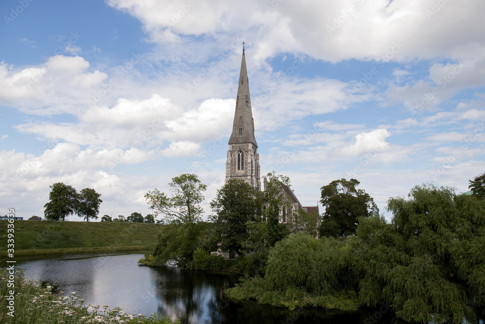 Church in a Park in Copenhagen