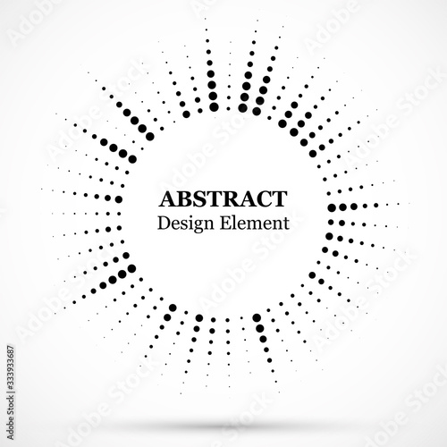 Abstract dotted halftone mo...