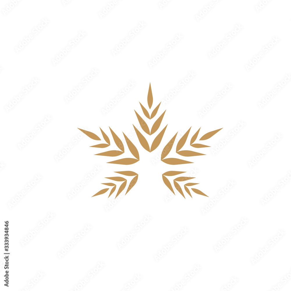 Obraz premium abstract cannabis logo design for your brand