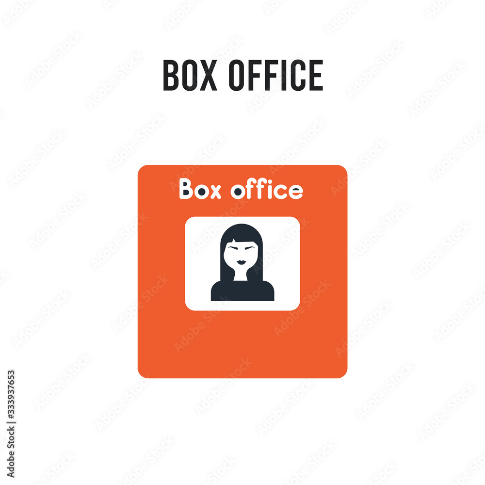 box office vector icon on white background. Red and black colored box office icon. Simple element illustration sign symbol EPS box office vector icon on white background. Red and black colored box office icon. Simple element illustration sign symbol EPS