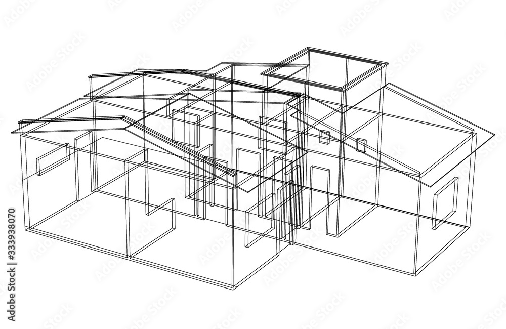 House Outline - blueprint