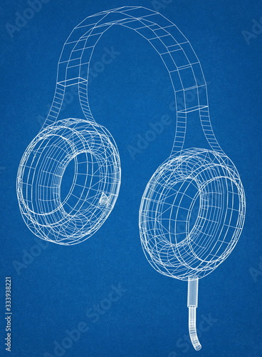 Headphone blueprint