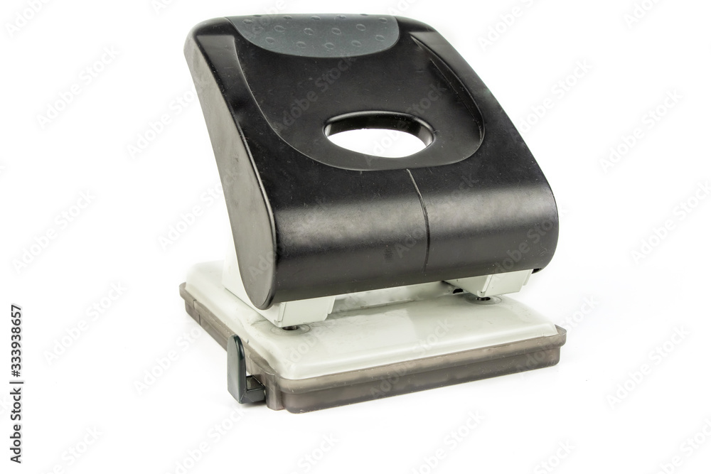Black hole punch isolated on a white background. Office concept. Black hole punch isolated on a white background. Office concept.