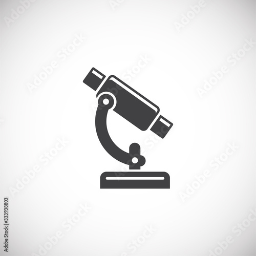 Quarantine related icon on background for graphic and web design. Creative illustration concept symbol for web or mobile app