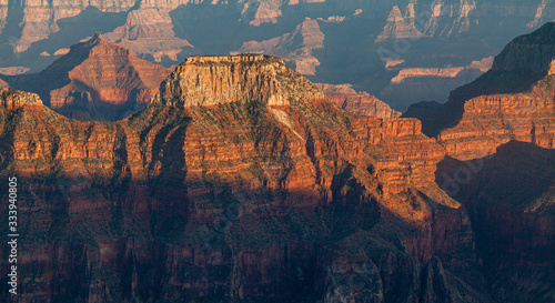 Scenic Grand Canyon National Park North Rim Landscape