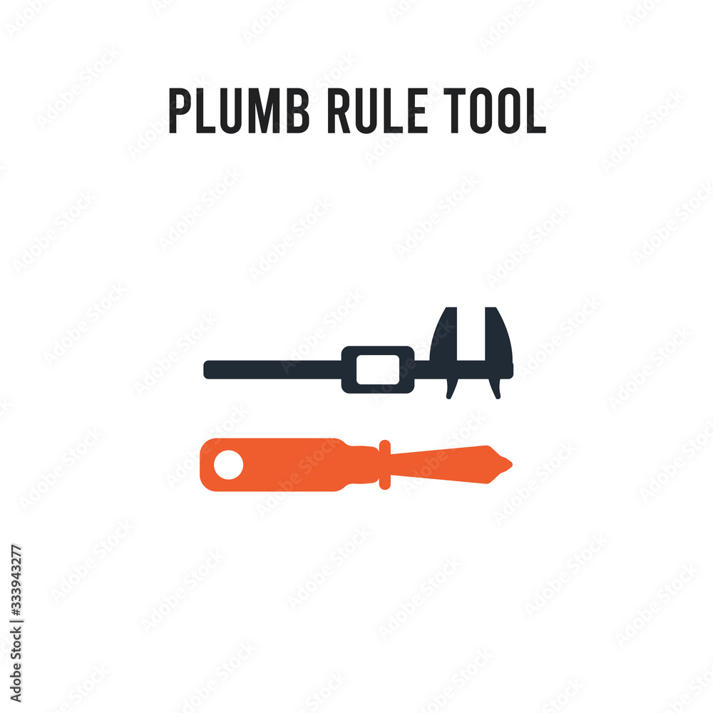 Plumb rule tool vector icon on white background. Red and black colored Plumb rule tool icon. Simple element illustration sign symbol EPS Plumb rule tool vector icon on white background. Red and black colored Plumb rule tool icon. Simple element illustration sign symbol EPS