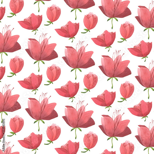pattern with flowers © Julia Vasylenko