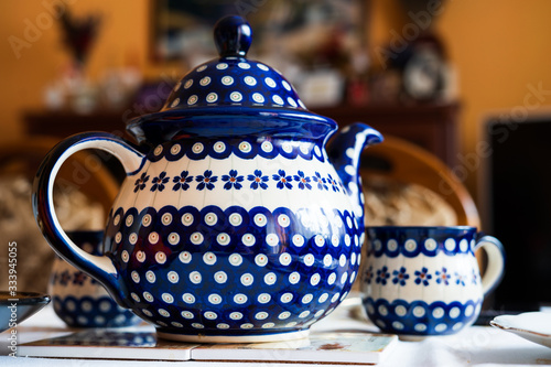 Handmade pottery produced in Boleslawiec