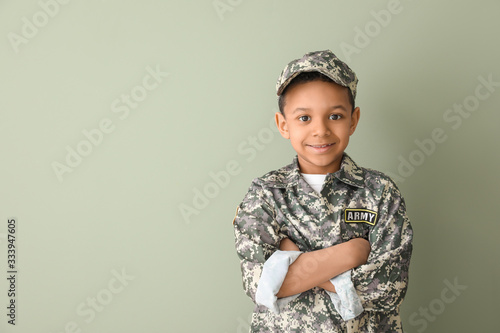 Little African-American sol...