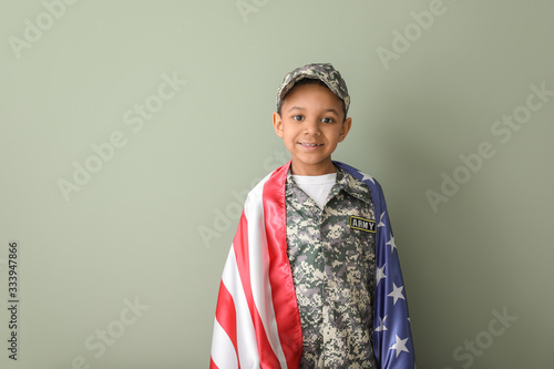 Little African-American sol...