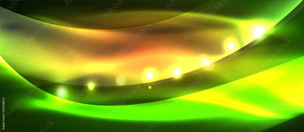 Abstract background. Shiny design neon waves with light effects, techno trendy design. Vector Illustration For Wallpaper, Banner, Background, Card, Book Illustration, landing page Abstract background. Shiny design neon waves with light effects, techno trendy design. Vector Illustration For Wallpaper, Banner, Background, Card, Book Illustration, landing page
