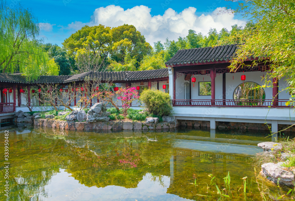 Garden scenery of Guyi Garden, Shanghai, China