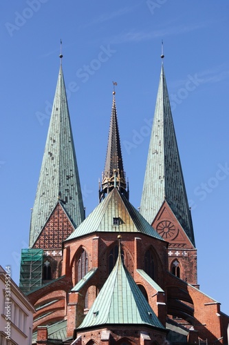 Beautiful Church of St. Mary - Hanseatic City of Lübeck (Luebeck) – Germany