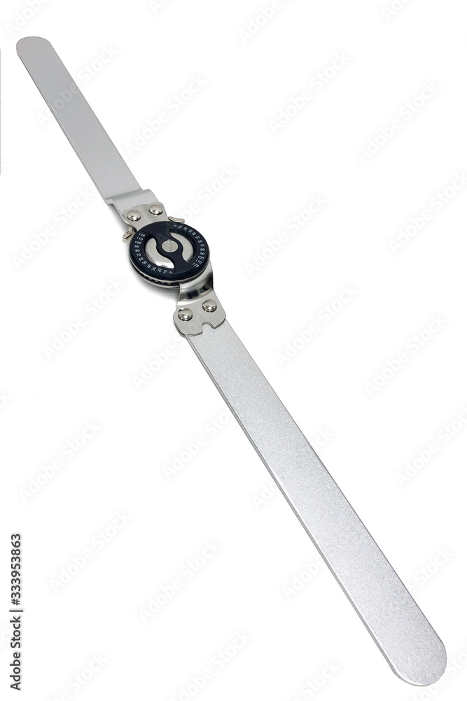 Adjustable angle chuck: extension angle 0-120°. Orthopedic knee brace stabilizer. Aluminum alloy bracket. Metal Hinge knee brace adjusting the angle of bend of the knee joint. Angle adjustment lock. Adjustable angle chuck: extension angle 0-120°. Orthopedic knee brace stabilizer. Aluminum alloy bracket. Metal Hinge knee brace adjusting the angle of bend of the knee joint. Angle adjustment lock.