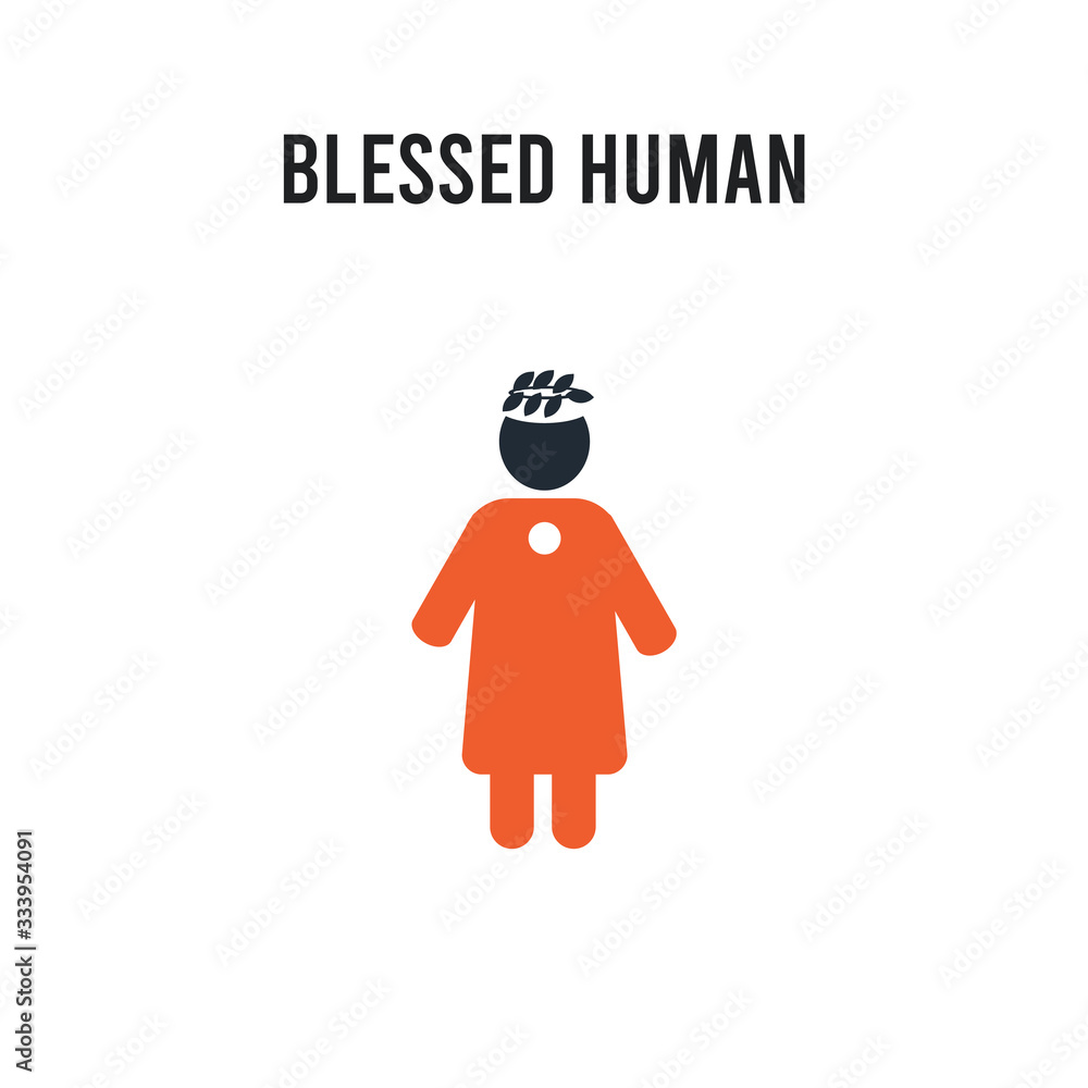blessed human vector icon on white background. Red and black colored blessed human icon. Simple element illustration sign symbol EPS blessed human vector icon on white background. Red and black colored blessed human icon. Simple element illustration sign symbol EPS