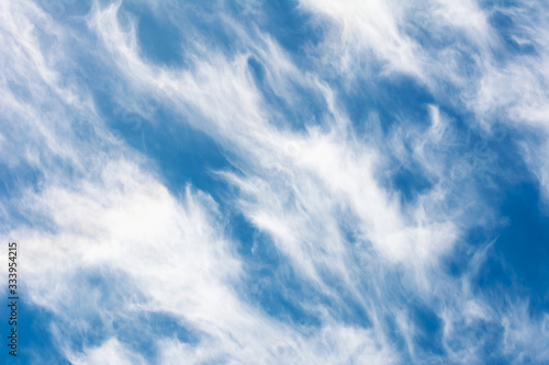 Fototapeta Naklejka Na Ścianę i Meble -  white clouds on blue sky natural background