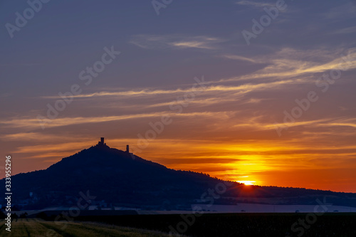 Hazmburk in the Ceske Stredohori, Czech Republic