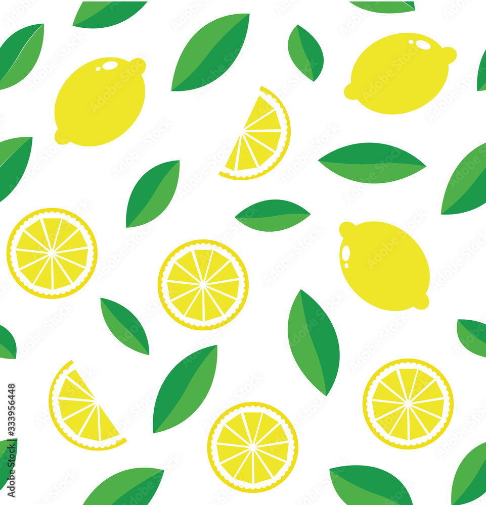 Seamless bright light pattern with fresh lemons for fabric, label drawing, t-shirt printing, children's room Wallpaper, fruit background. Pieces of lemon Doodle style fun background. Seamless bright light pattern with fresh lemons for fabric, label drawing, t-shirt printing, children's room Wallpaper, fruit background. Pieces of lemon Doodle style fun background.