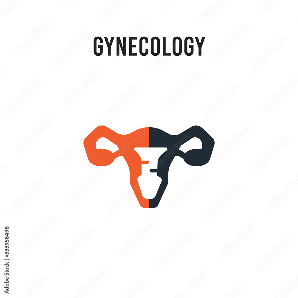 Gynecology vector icon on white background. Red and black colored Gynecology icon. Simple element illustration sign symbol EPS Gynecology vector icon on white background. Red and black colored Gynecology icon. Simple element illustration sign symbol EPS