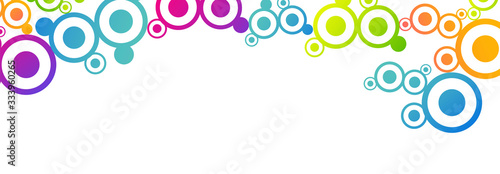 sfondo, cerchi, colorati, 