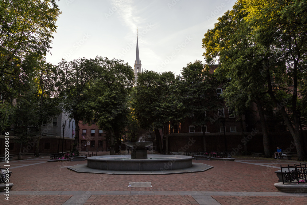 Obraz premium Places in North End Boston