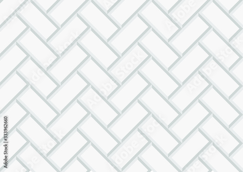 Geometric texture, repeating 3d brick abstract pattern vector. Diagonally laid bricks Scandinavian style brick background for kitchen splashback Herringbone pattern 
