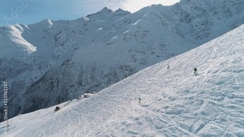 winter in the mountains