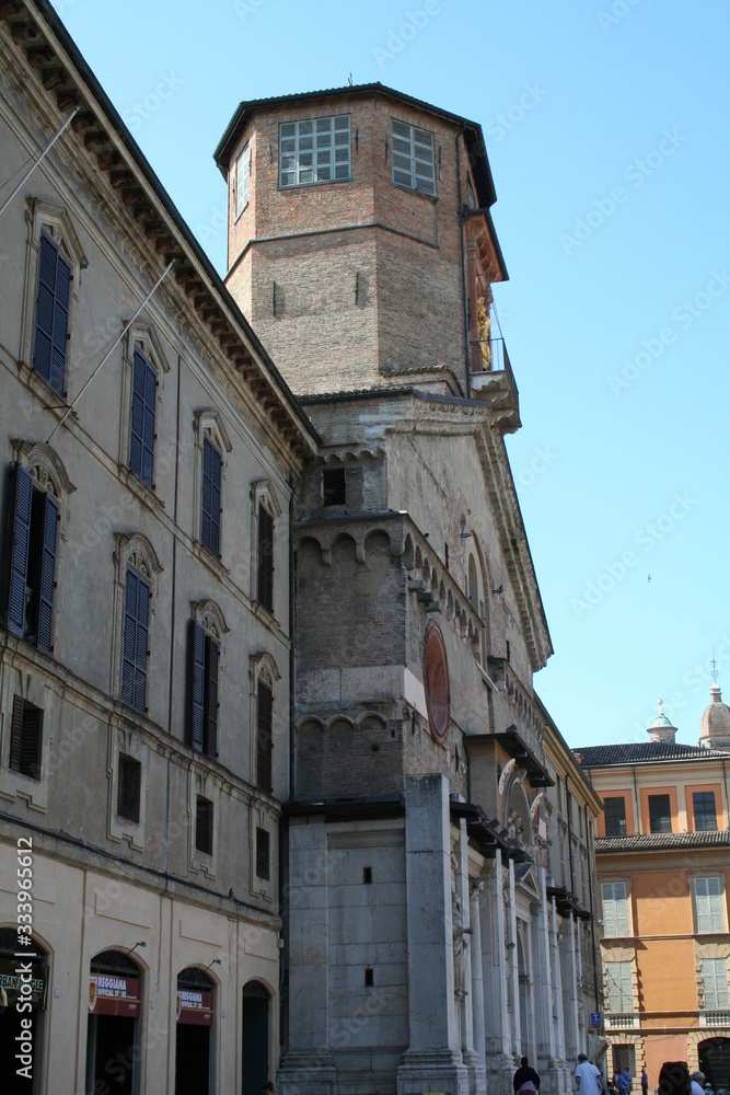 Fototapeta premium Reggio Emilia, Italy, church duomo