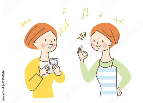 スマホ　レクチャー　女性　友達