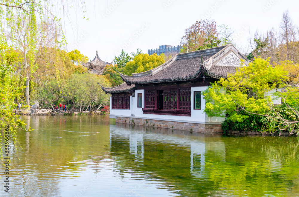 Garden scenery of Guyi Garden, Shanghai, China Garden scenery of Guyi Garden, Shanghai, China