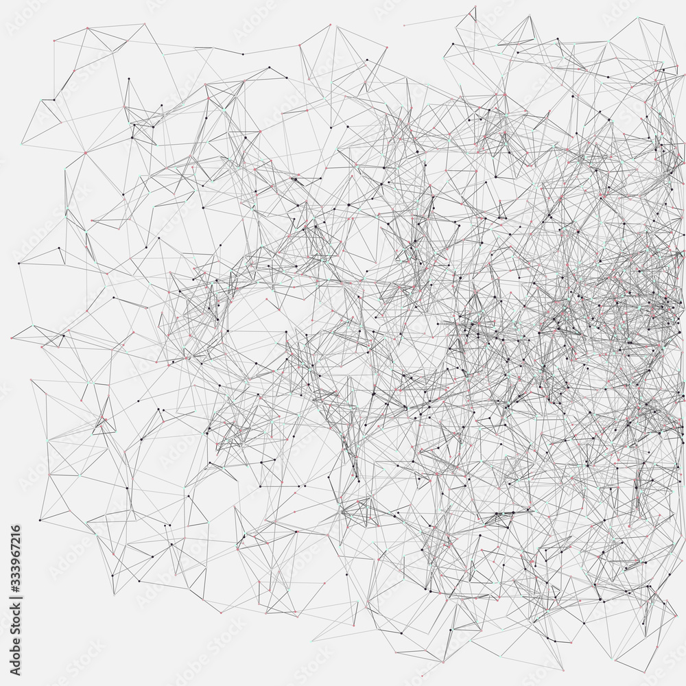 Network Mesh Random Procedural Art background illustration Network Mesh Random Procedural Art background illustration