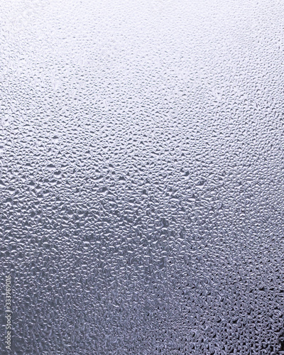 Abstract water drops glass close up background