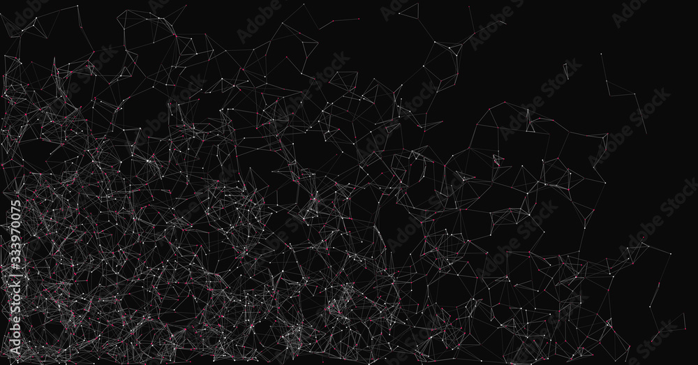 Network Mesh Random Procedural Art background illustration Network Mesh Random Procedural Art background illustration