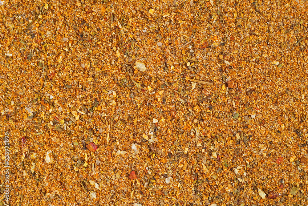 The fragrant spices are finely ground. The texture of the seasoning with peppers and various vegetables. The fragrant spices are finely ground. The texture of the seasoning with peppers and various vegetables.