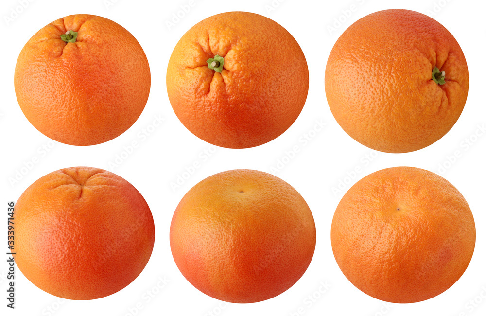 grapefruit isolated on a white background with a clipping path. grapefruit isolated on a white background with a clipping path.