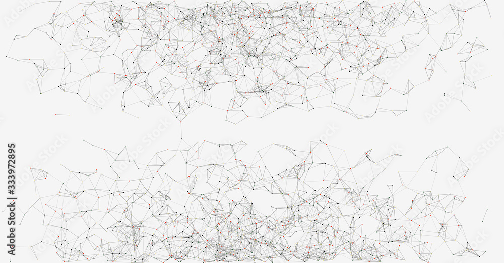 Network Mesh Random Procedural Art background illustration Network Mesh Random Procedural Art background illustration