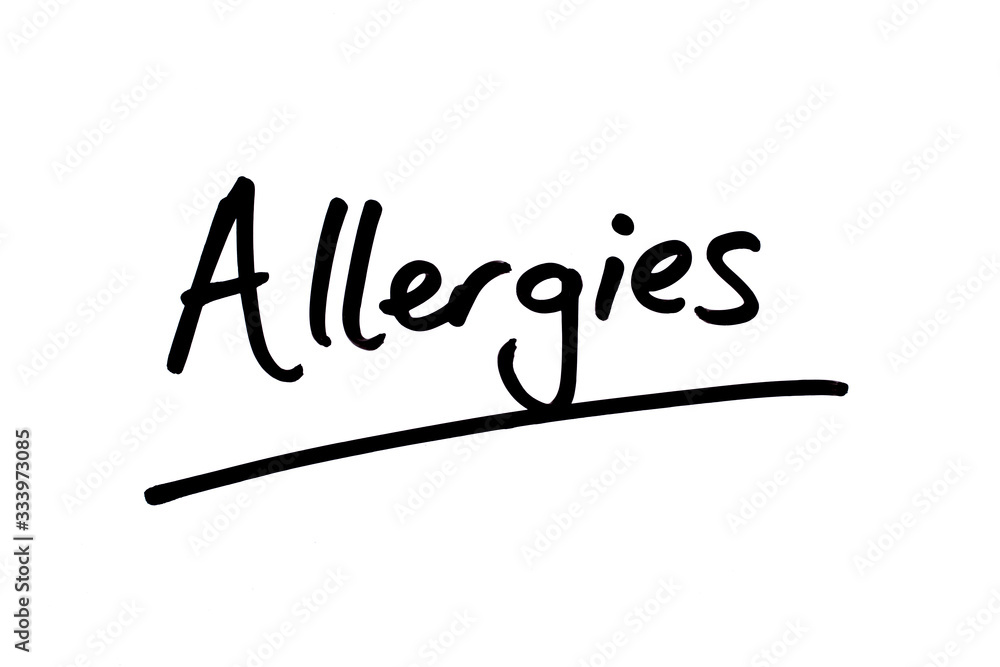 Plakat Allergies