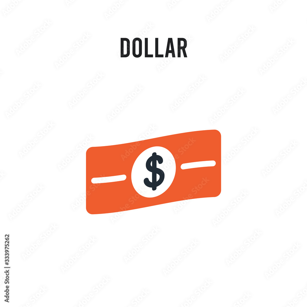 Dollar vector icon on white background. Red and black colored Dollar icon. Simple element illustration sign symbol EPS Dollar vector icon on white background. Red and black colored Dollar icon. Simple element illustration sign symbol EPS
