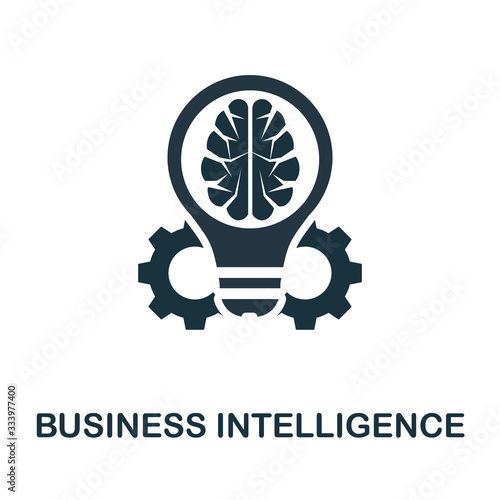 Business Intelligence icon. Simple creative element. Filled Business Intelligence icon for templates, infographics and more