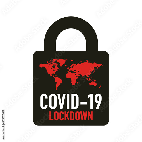 Covid-19 lockdown for quarantine concept. Protect yourself and help prevent spreading the virus to others. Novel Coronavirus (2019-nCoV).