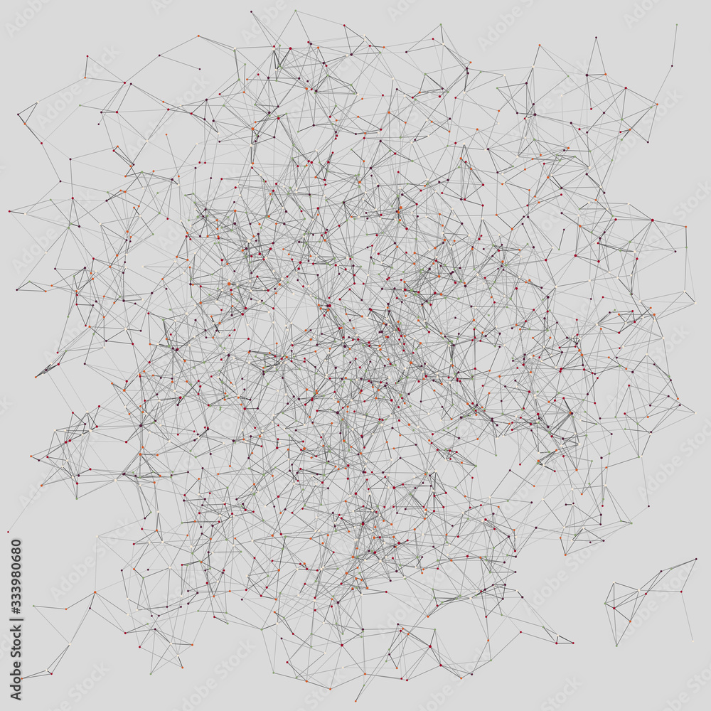 Network Mesh Random Procedural Art background illustration Network Mesh Random Procedural Art background illustration
