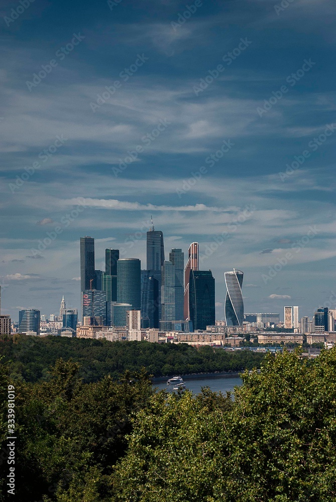 Moscow skyline, Russia