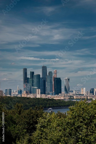 Moscow skyline  Russia