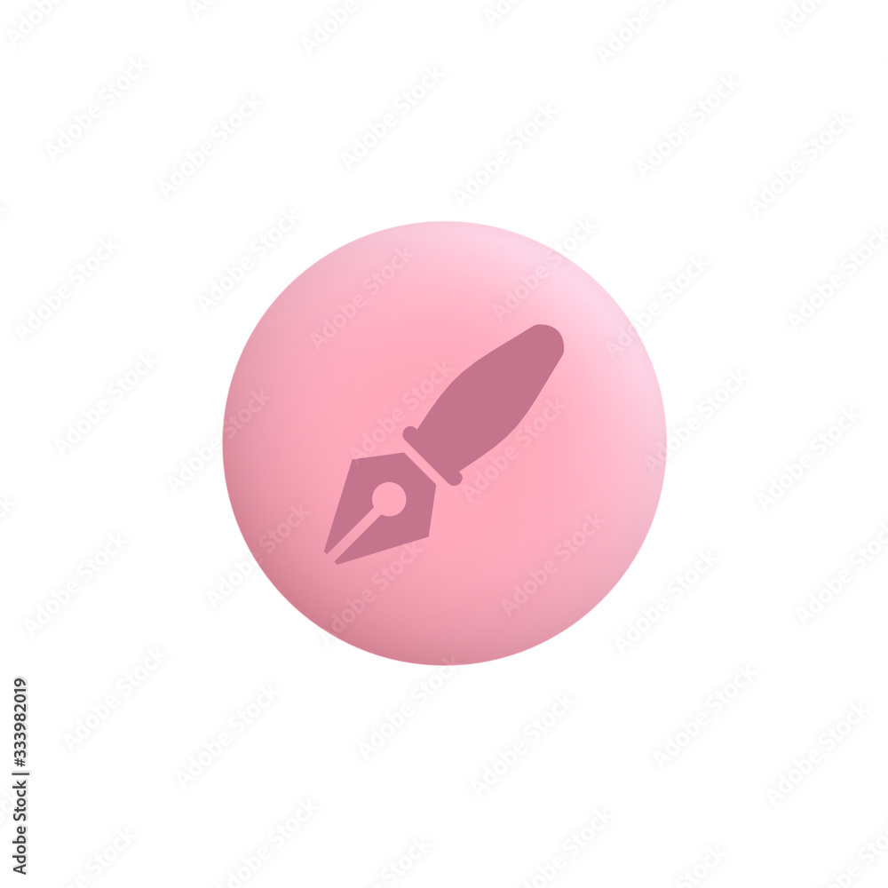 Pen - Modern App Button Pen - Modern App Button